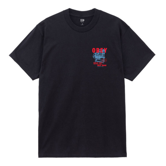 Obey Ανδρική κοντομάνικη μπλούζα Printing Press Make Art Tee